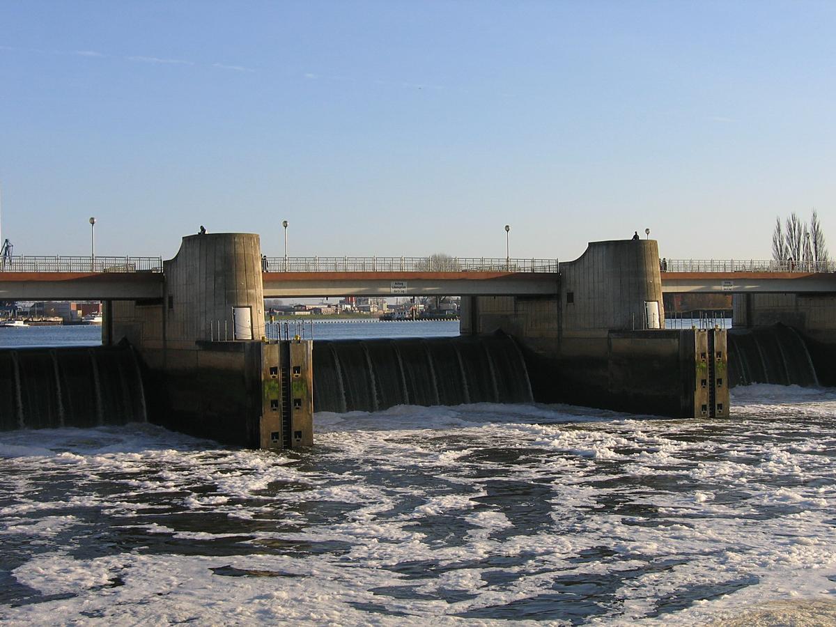Barrage de la Weser à Brême 