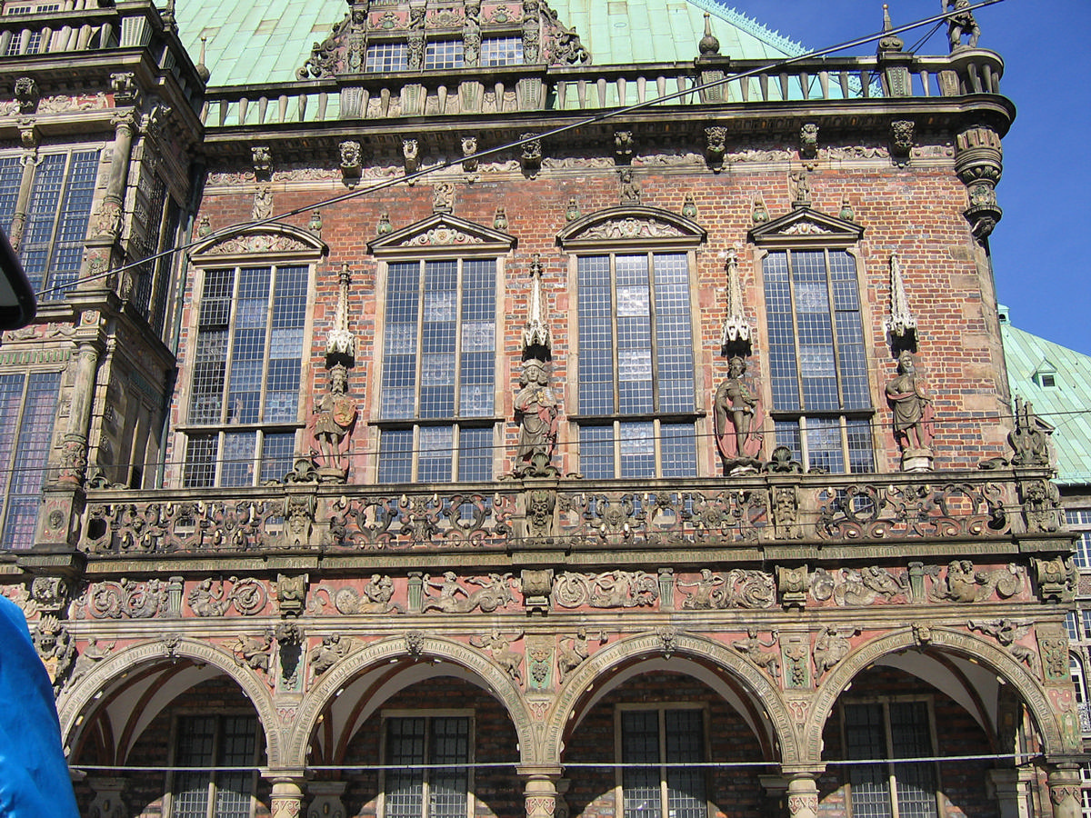Altes Bremer Rathaus, Südseite 