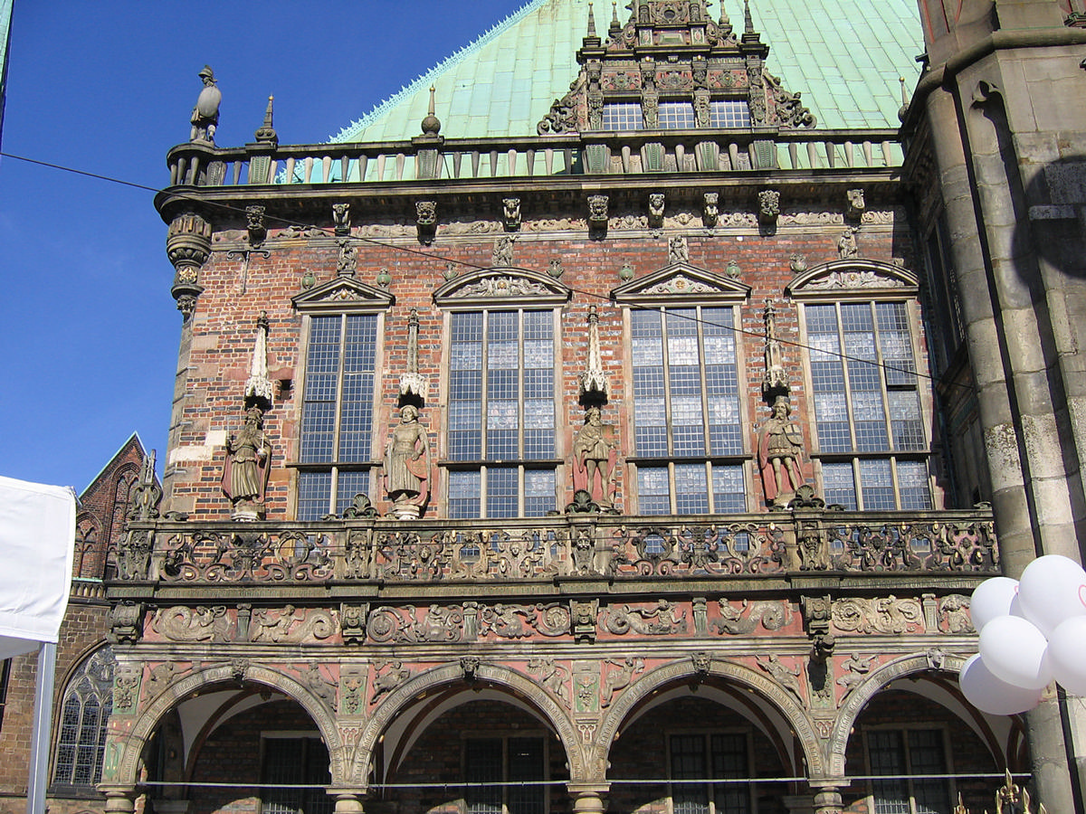 South face of Old Bremen City Hall 