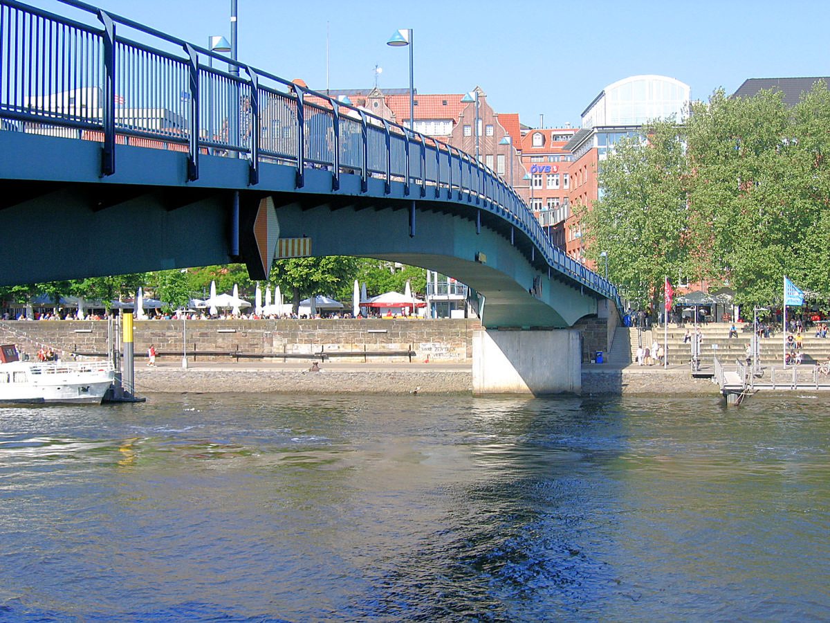 Teerhofbrücke über die Weser, Bremen 