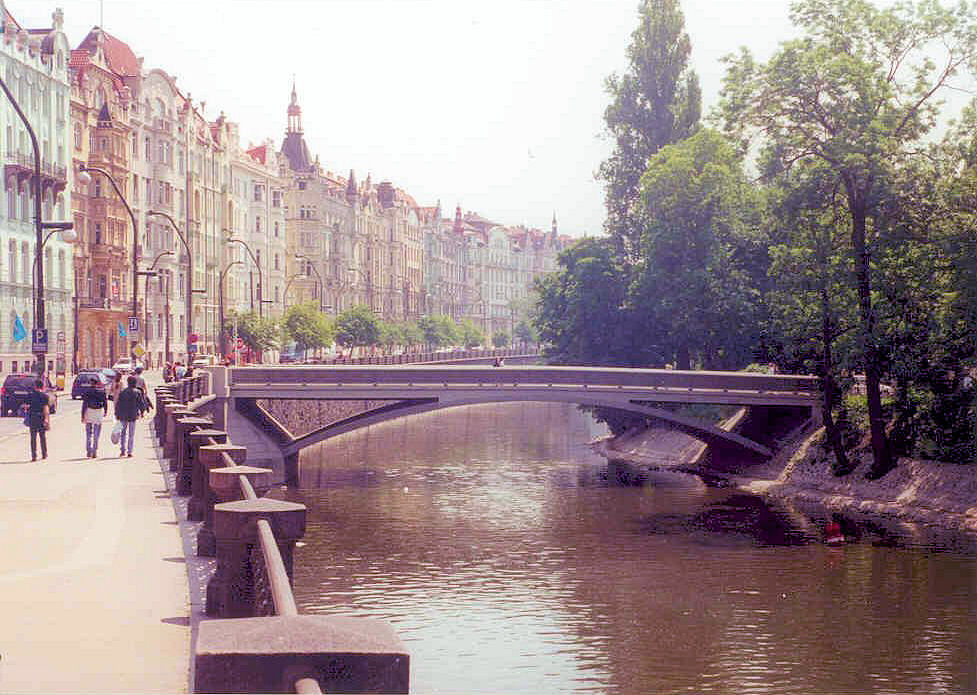 Most na Slovanský ostrov, Prag 