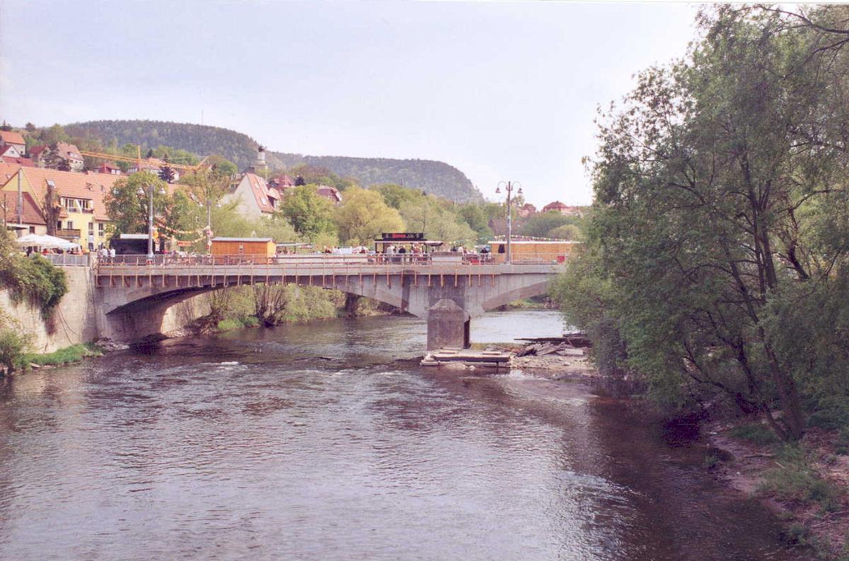 Camsdorfer Brücke, Jena, nach der Sanierung 