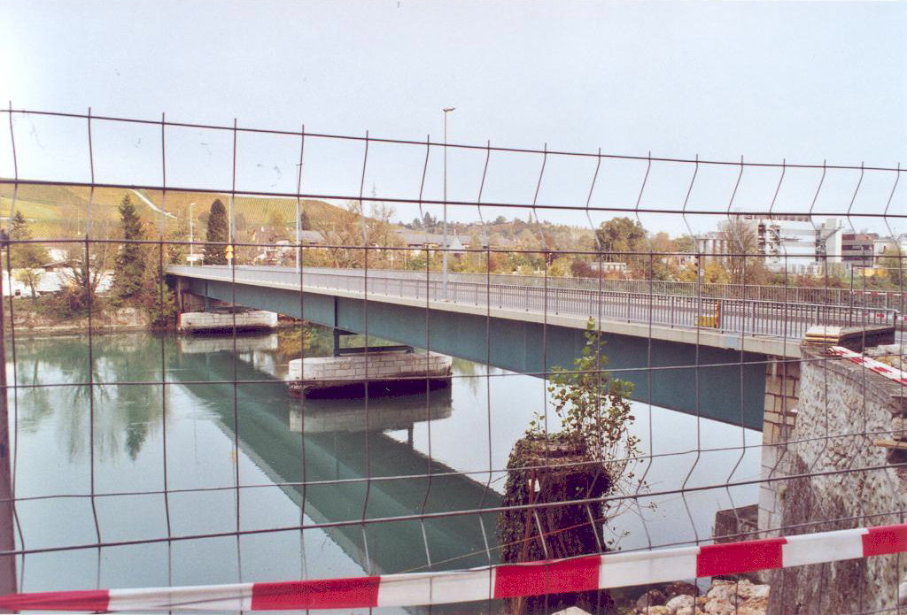 Rhonebrücke La Plaine 