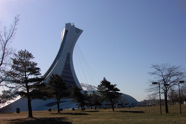 Olympisches Stadion und Turm in Montreal 