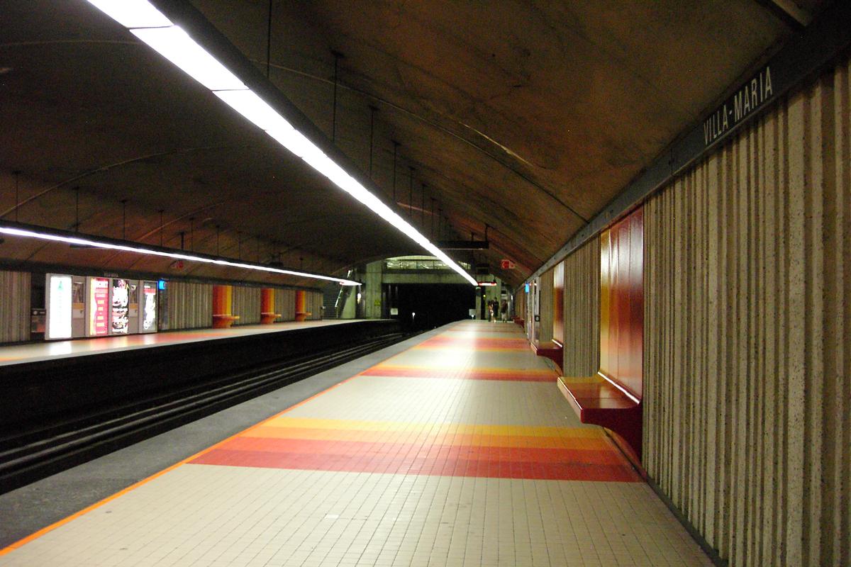 Montreal Metro - Orange Line - Villa-Maria station 