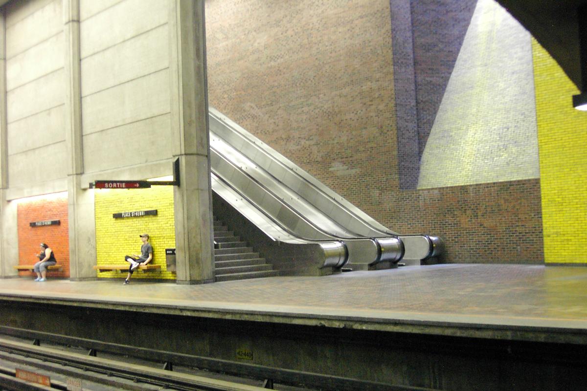 Montreal Metro - Orange Line - Place-Saint-Henri station 