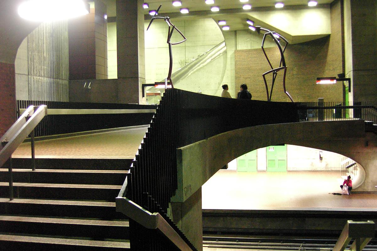 Montreal Metro - Green Line - Monk Station 