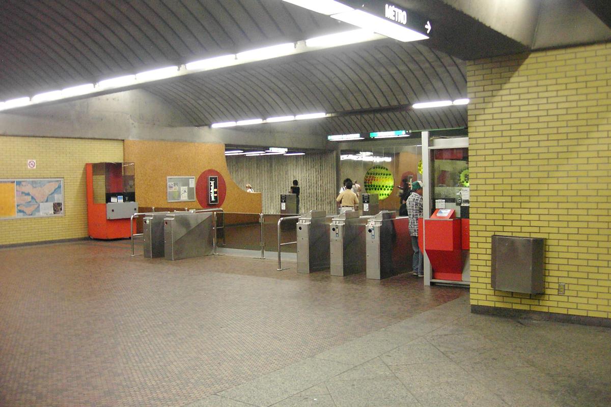 Métro von Montréal - Grüne Linie - Metrobahnhof Joliette 