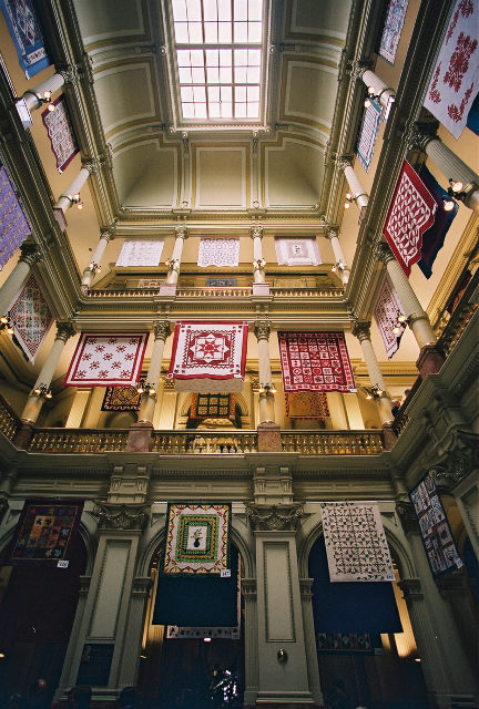 Colorado State Capitol. Interior view of one of the atrium spaces 
