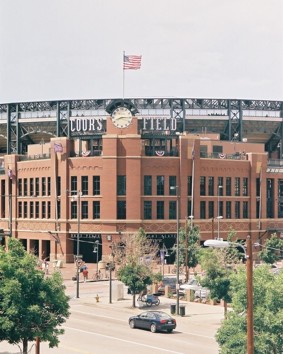 Coors Field - Distant view from the south 