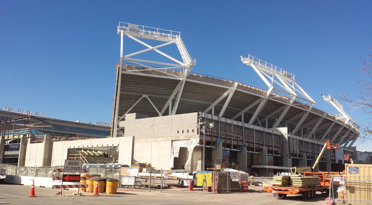 Colorado State Stadium - Under construction in 2017. 