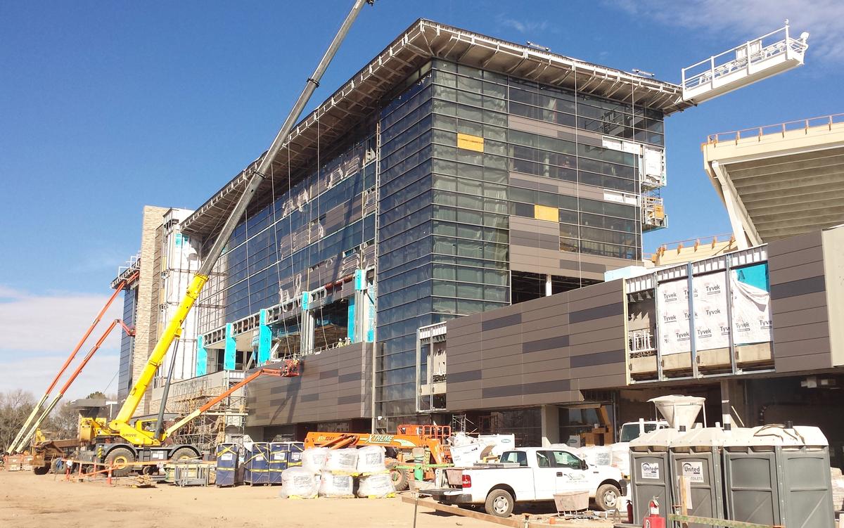 Colorado State Stadium - Under construction in 2017. 