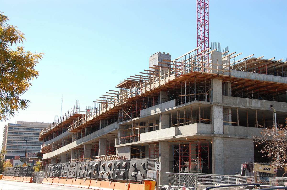 Parq on Speer - Under construction in 2017. 
