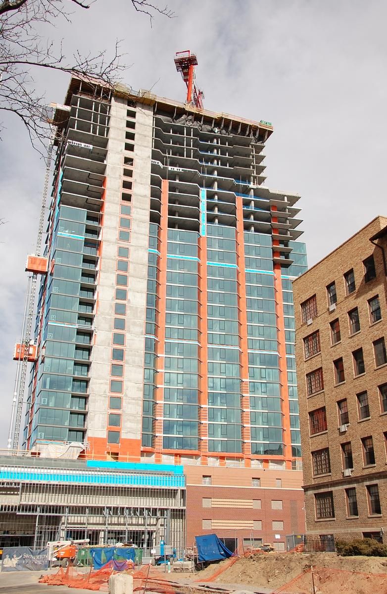 Country Club Towers II and III - Under construction in 2017. 