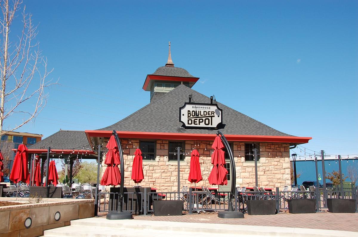 Boulder Railroad Depot. Now renovated into a restaurant. 