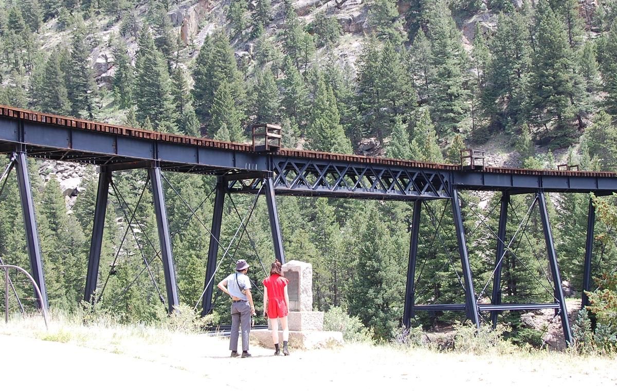 Devil's Gate Trestle - Part of the Georgetown Loop Railroad excursion train. 