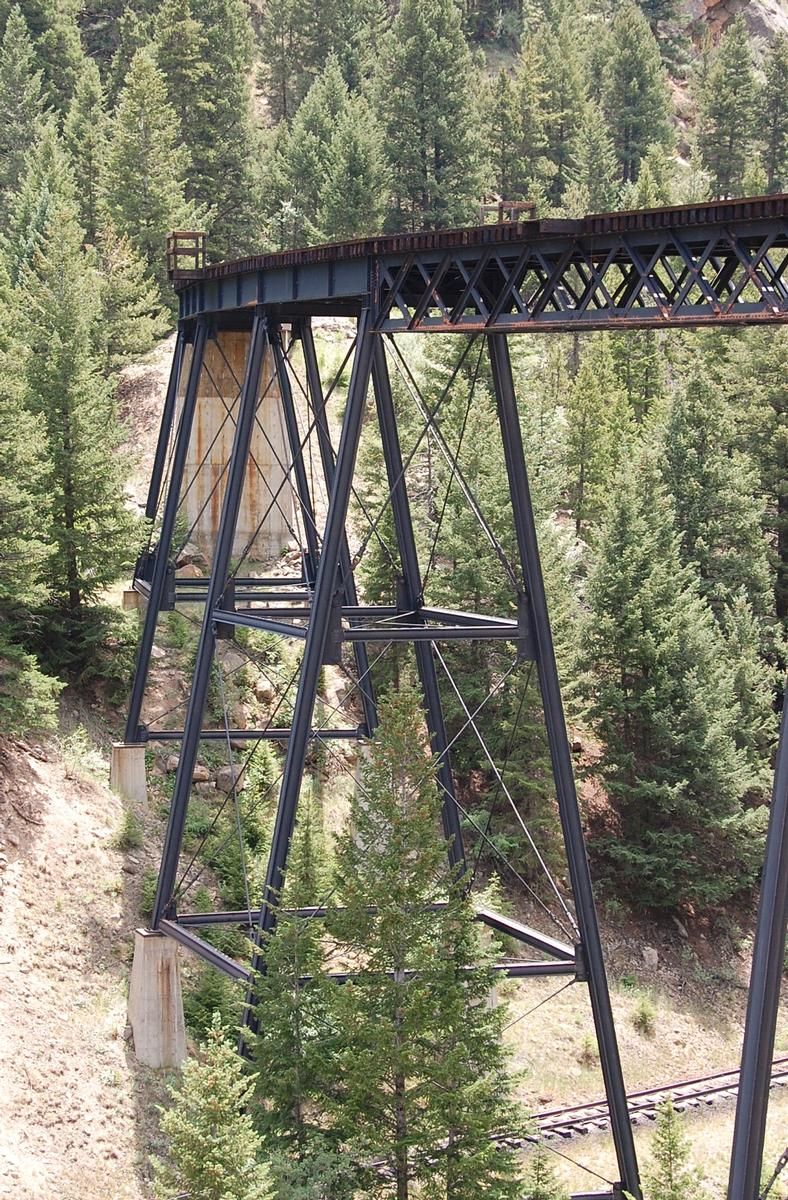 Devil's Gate Trestle - Part of the Georgetown Loop Railroad excursion train. 