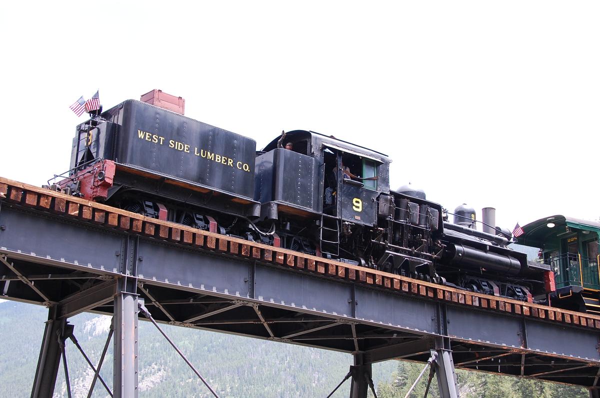 Devil's Gate Trestle - Part of the Georgetown Loop Railroad excursion train. 