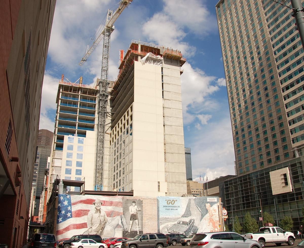 LeMeridien/AC Hotels Denver Downtown - Under construction in 2016. 