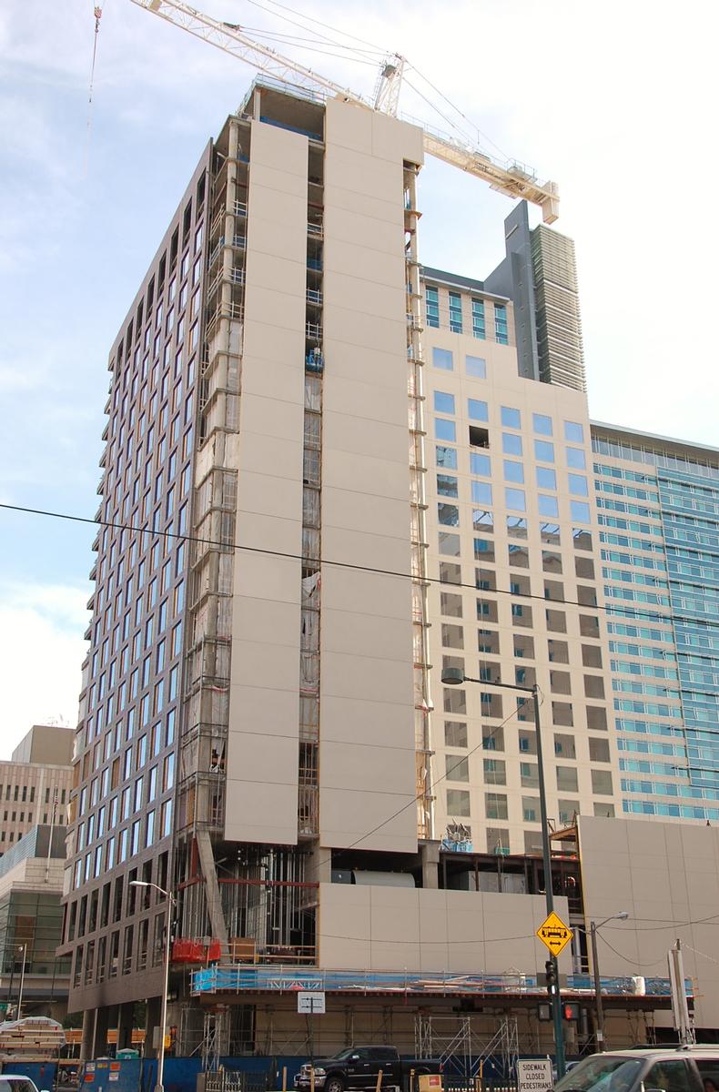 Le Meridien/AC Hotel Denver Downtown - Under construction in 2016. 