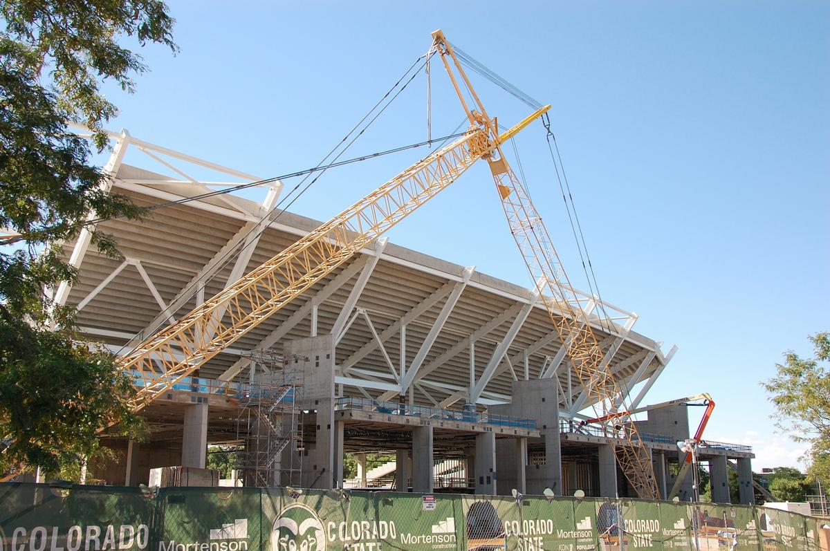 Colorado State Stadium - Under construction in 2016. 