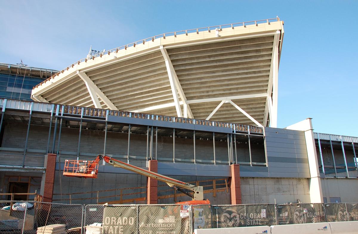 Colorado State Stadium - Construction wrapping up in 2017. 