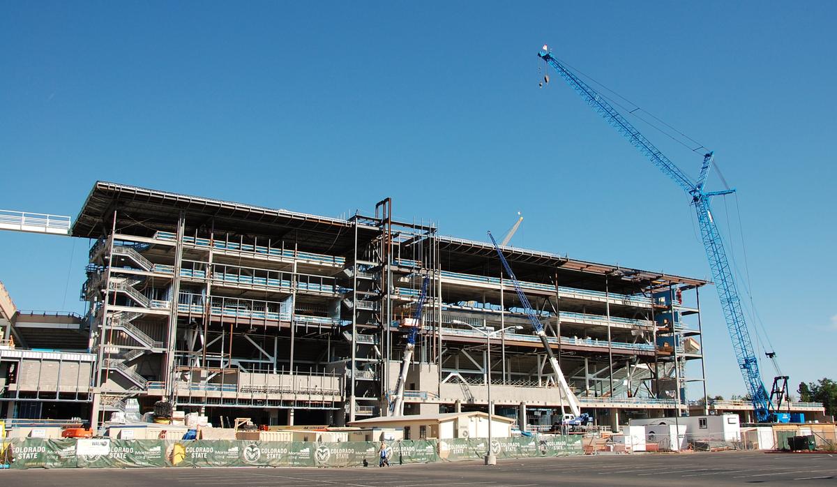 Colorado State Stadium - Under construction in 2016. 