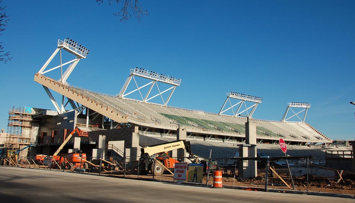 Colorado State Stadium - Construction wrapping up in 2017. 