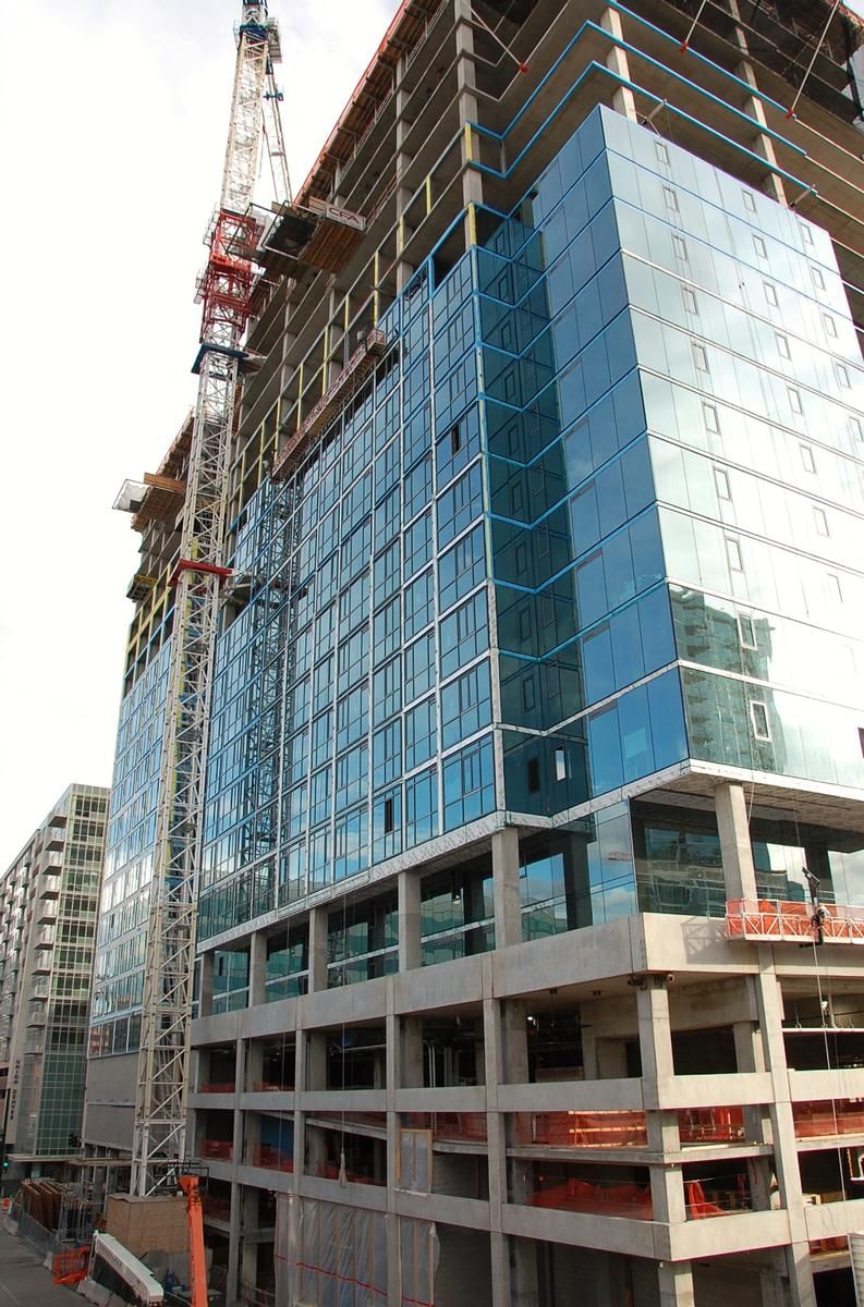 The Grand - North Tower - Under construction in 2017. 