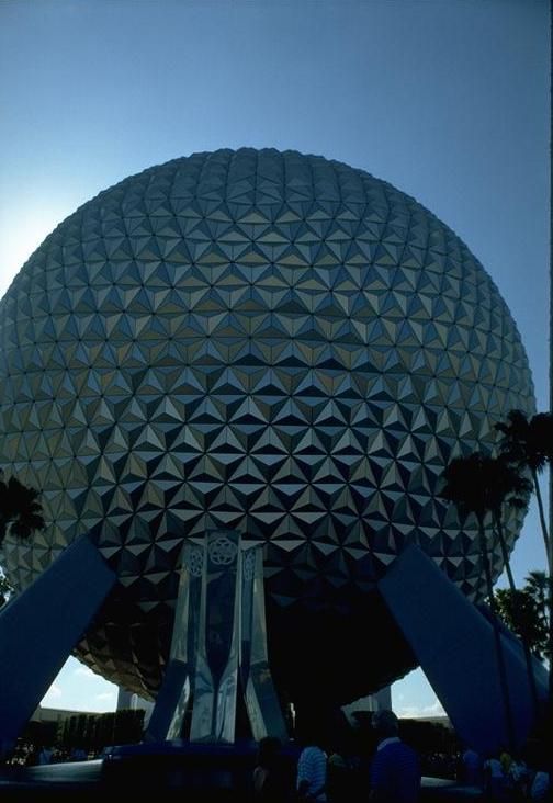 Spaceship Earth at Walt Disney World's EPCOT Center 