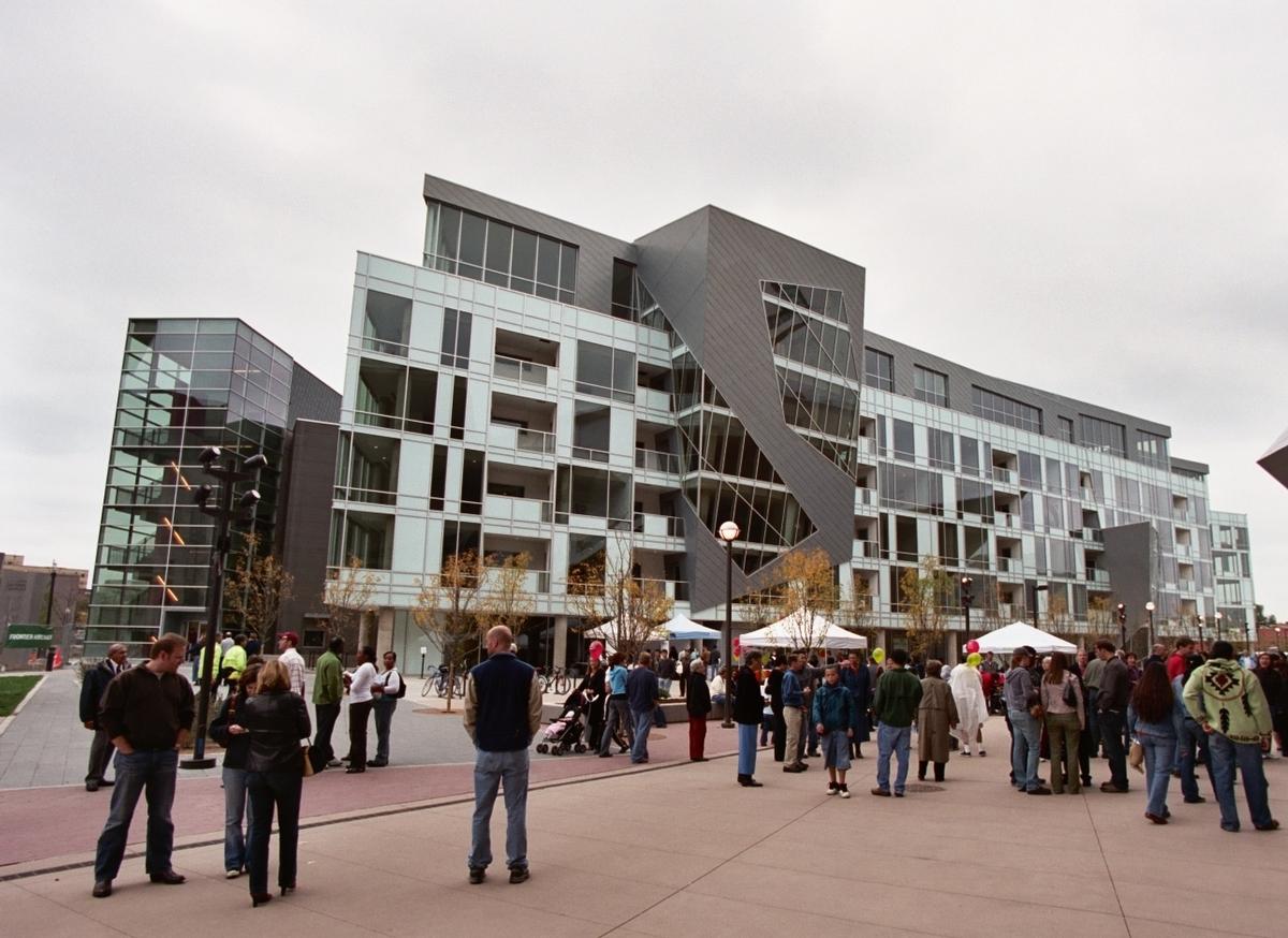 Museum Residences condos in Downtown Denver Colorado Built alongside the Denver Art Museum expansion