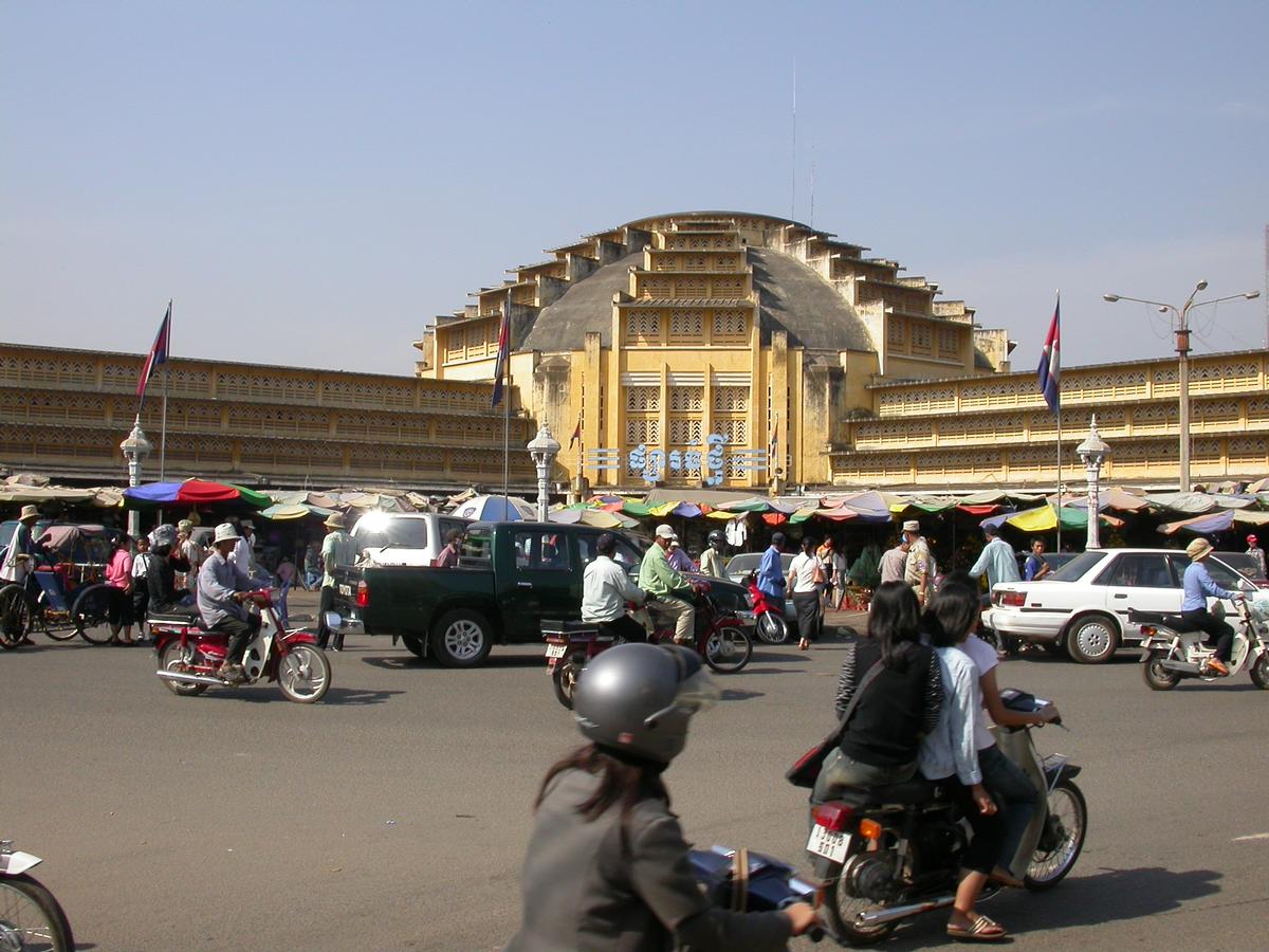 Marché central de Phnom Penh 