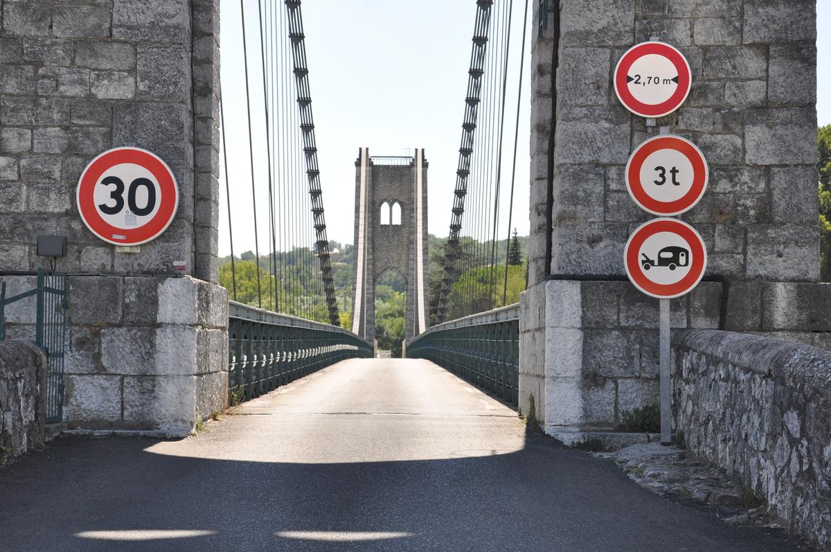 Pont suspendu de Saint-Martin 