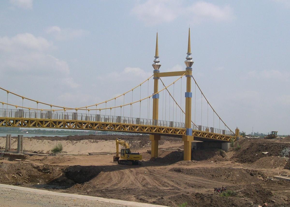 The bridge is nearly completed 