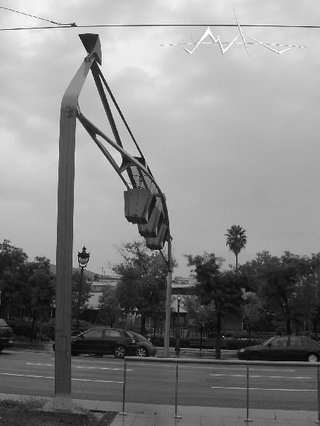 Pylônes de signalisation de l'Avenida Diagonal, Barcelone 