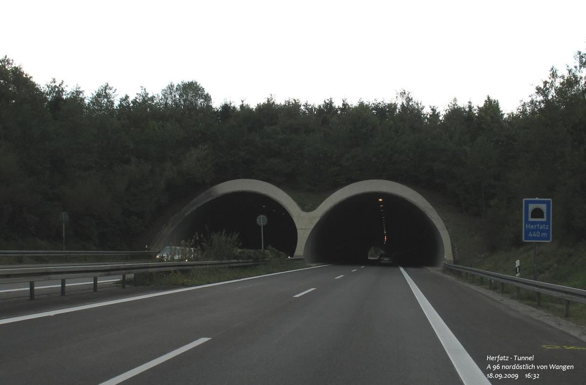 Herfatz-Tunnel der A96
nordöstlich von Wangen 