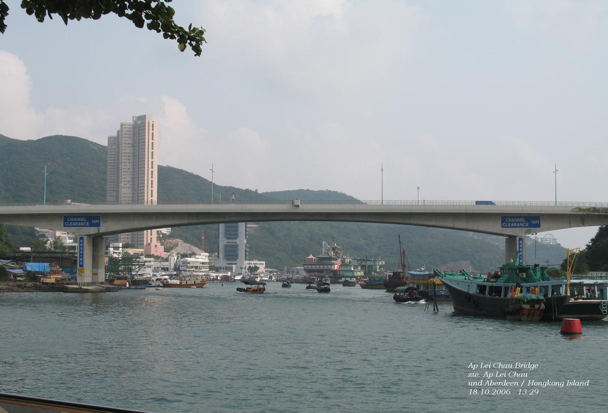 Ap Lei Chau Bridge in Hongkong 