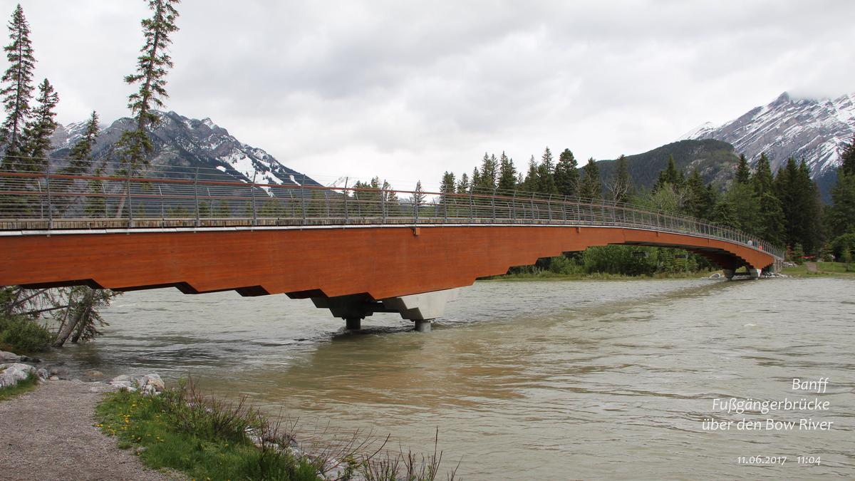 Geh- und Radwegbrücke Banff 
