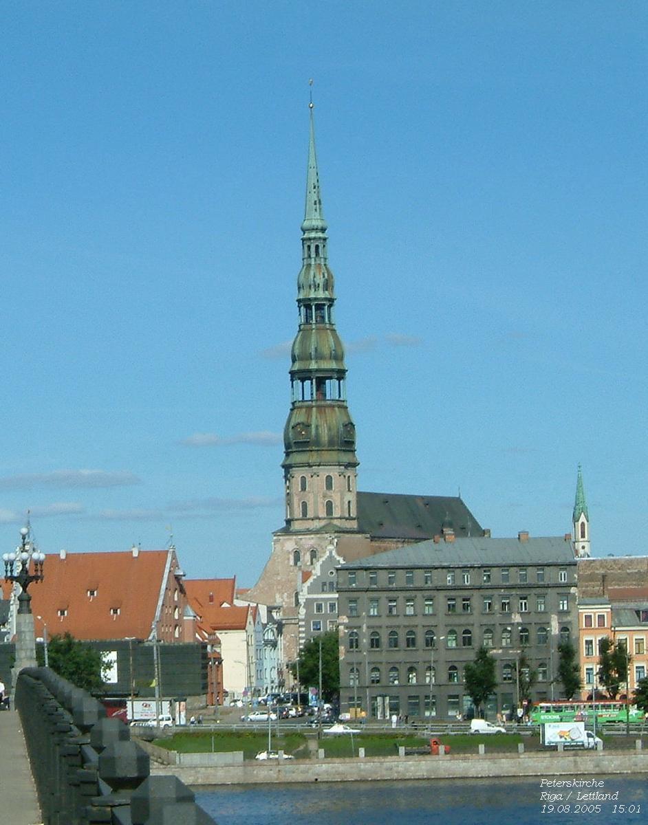 Peterskirche in Riga / Lettland 