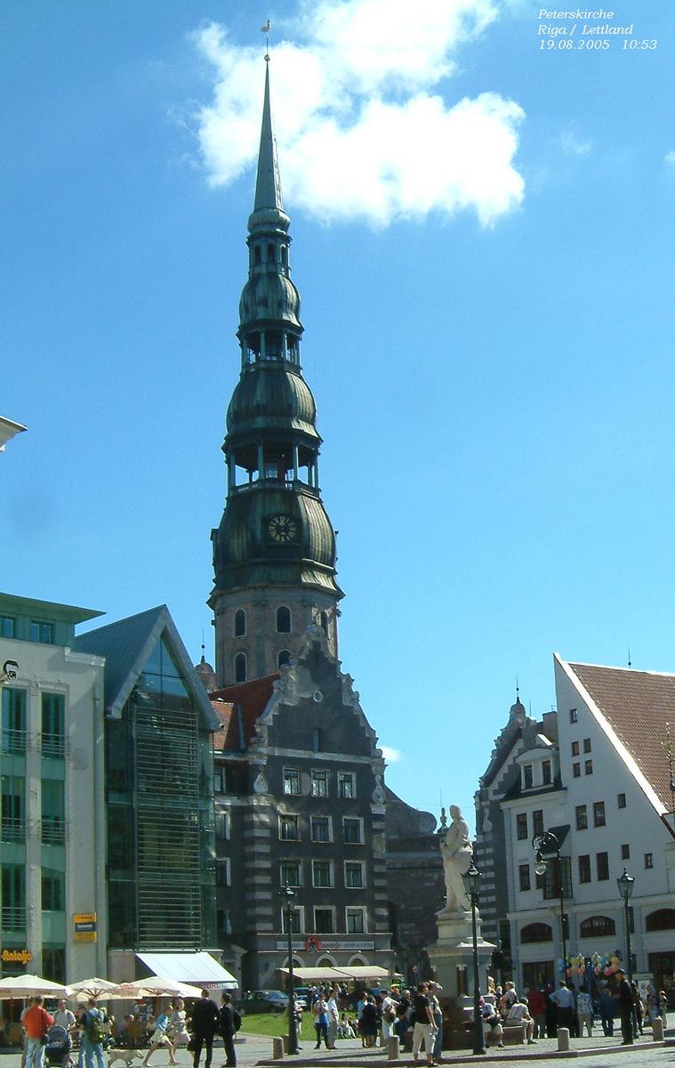 Peterskirche in Riga / Lettland 