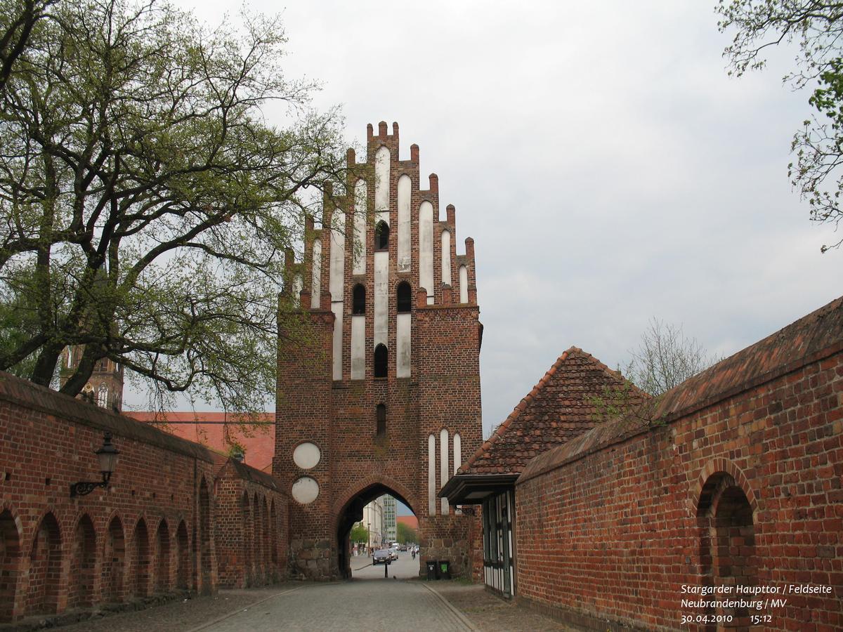 Stargarder Tor in Neubrandenburg, Mecklenburg-Vorpommern 