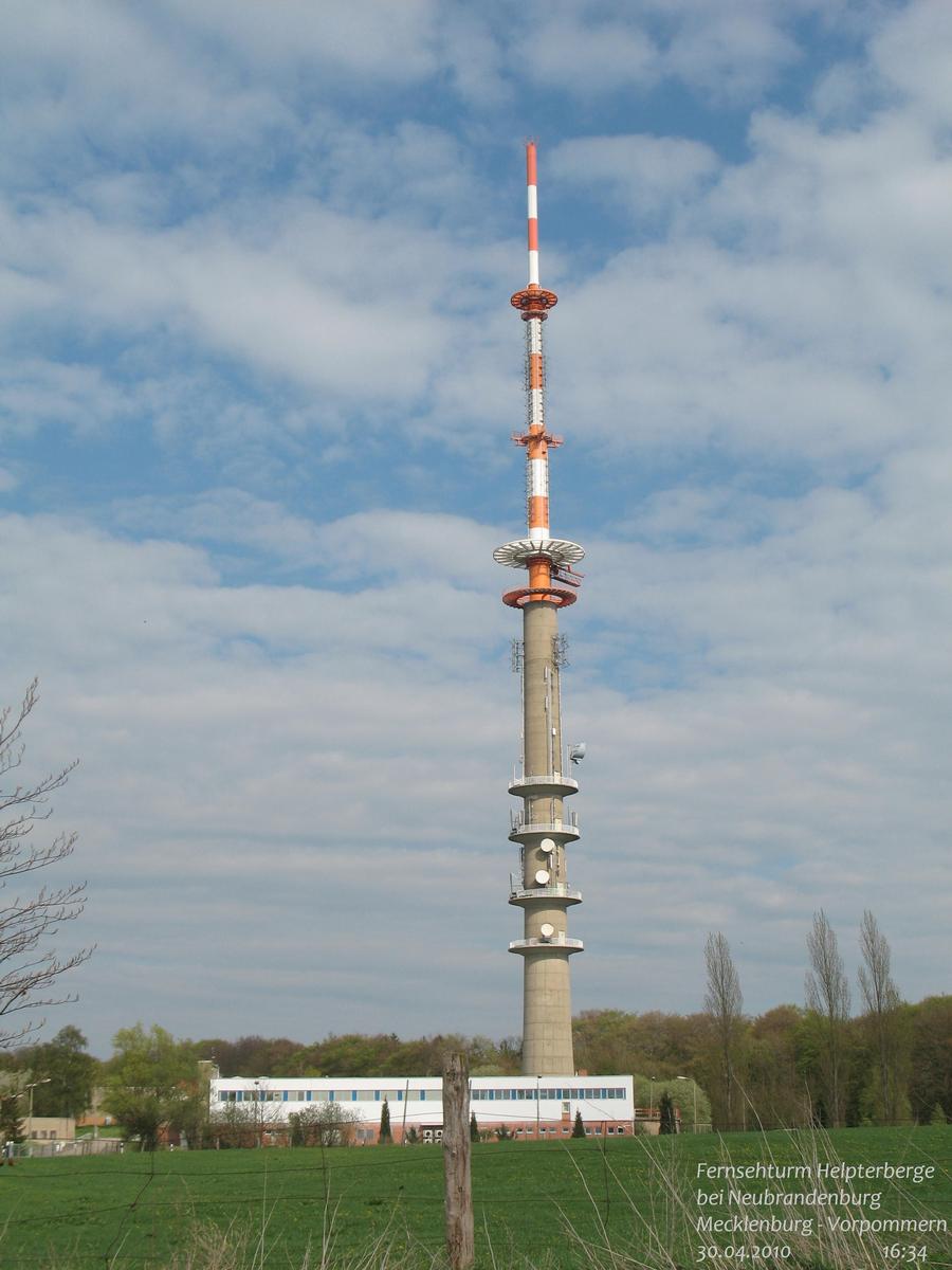 Sendeturm Helpterberge bei Neubrandenburg, Mecklenburg-Vorpommern 