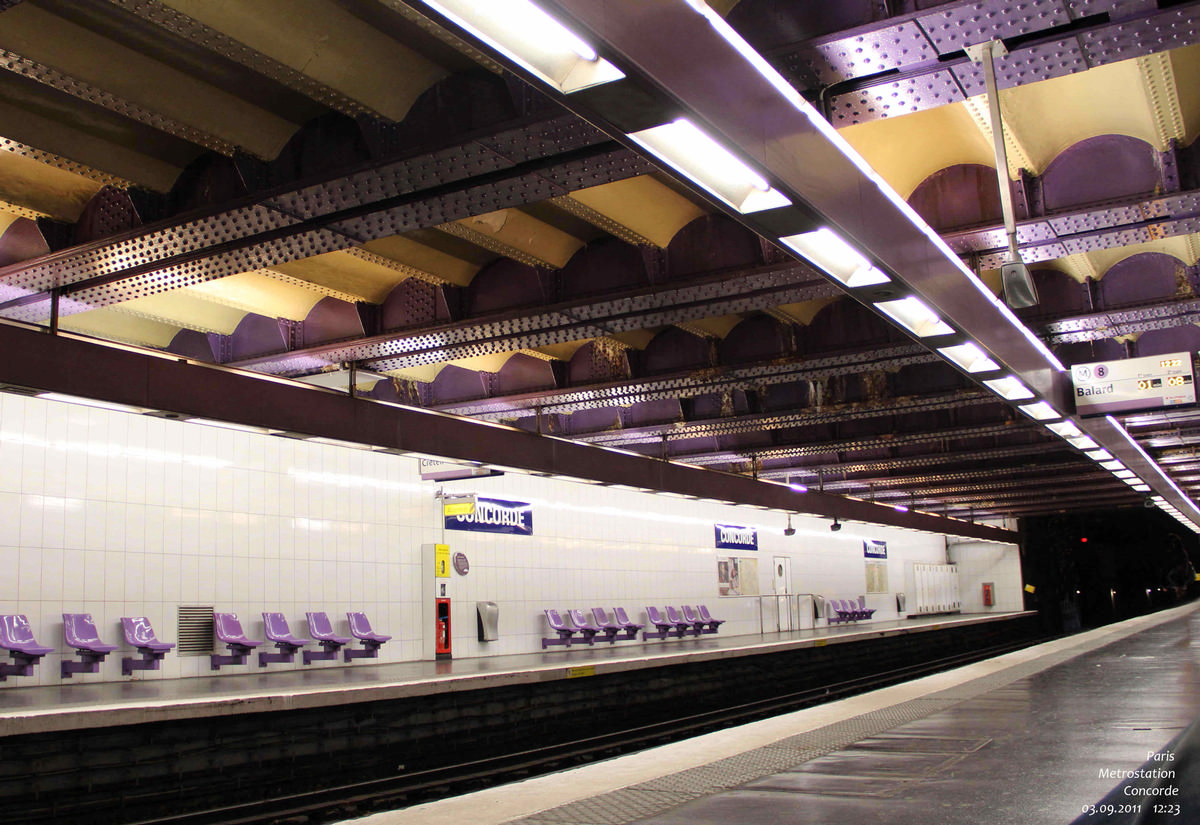 Station de métro Concorde 