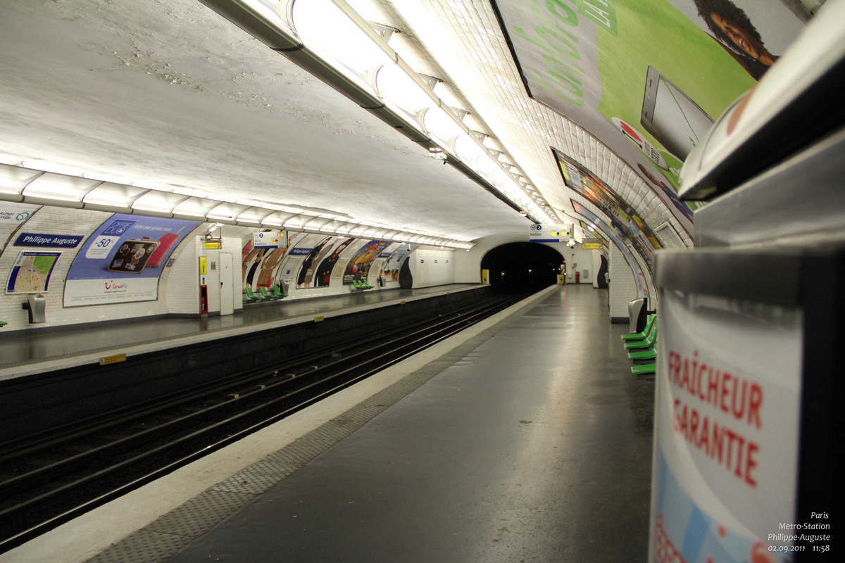 Metrobahnhof Philippe-Auguste 