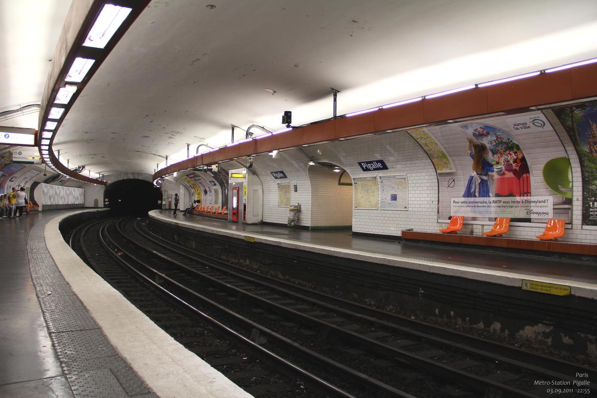 Metrobahnhof Pigalle 