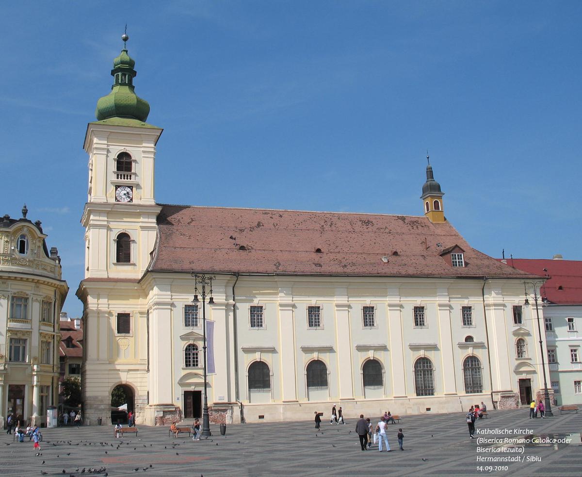 Katholische Kirche, Hermannstadt / Sibiu, Rumänien 