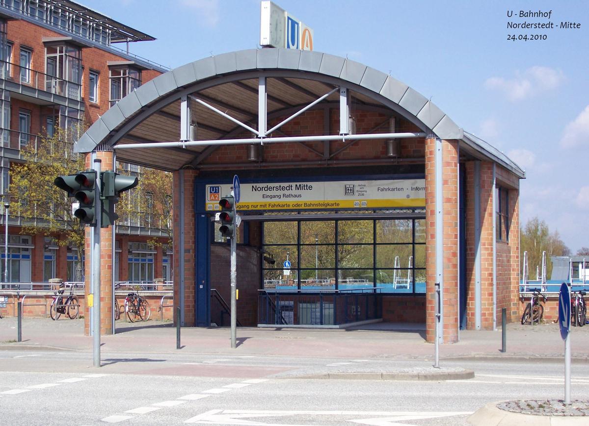 Ligne U 1 du métro de Hambourg – Station de métro Norderstedt Mitte 