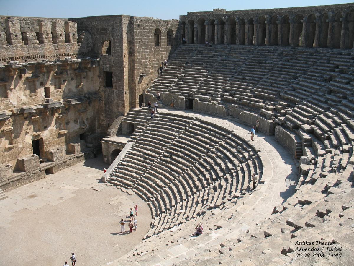 Antikes Theater in Aspendos / Türkei 