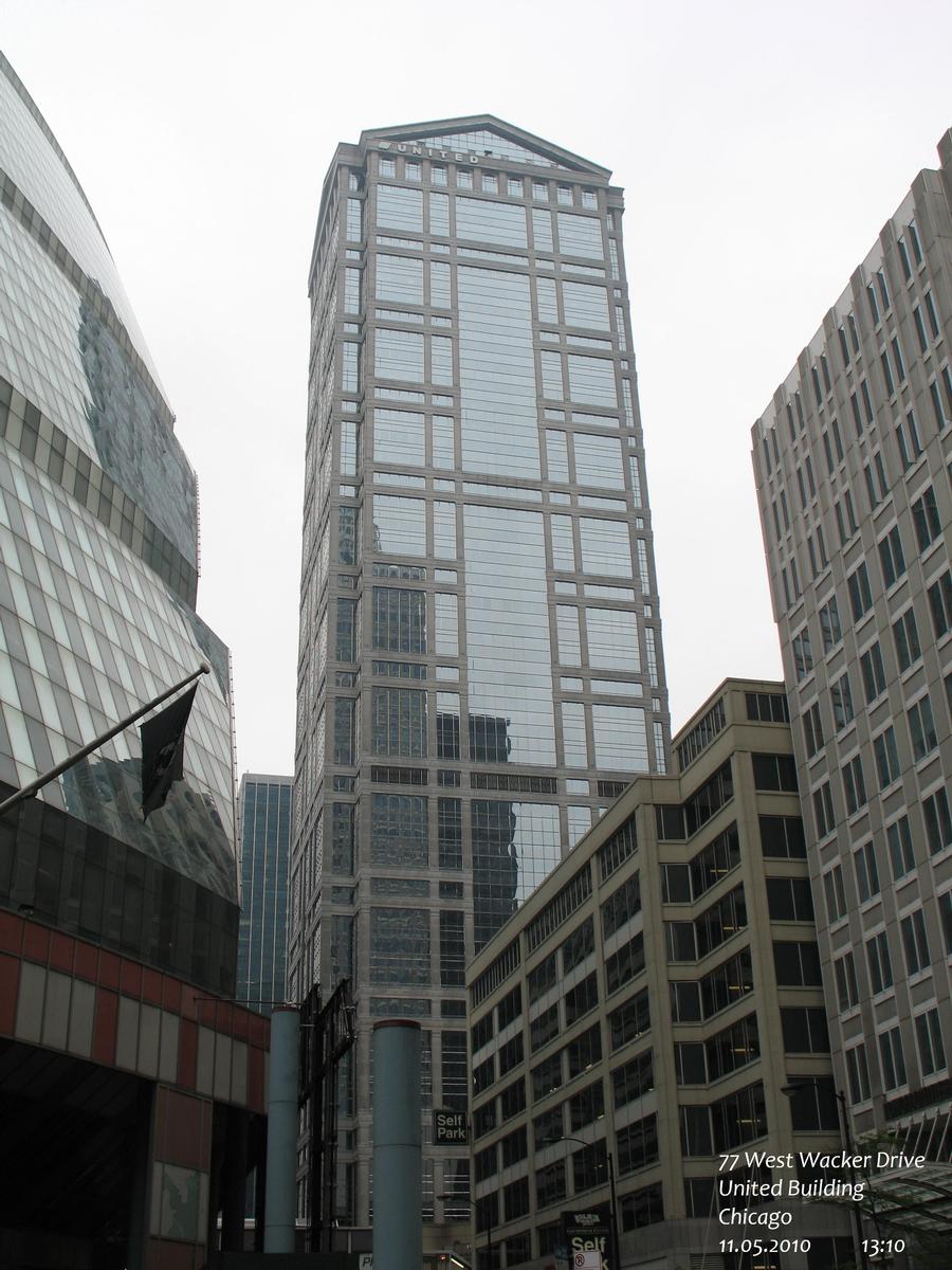 77 West Wacker Drive, United Building, in Chicago 
