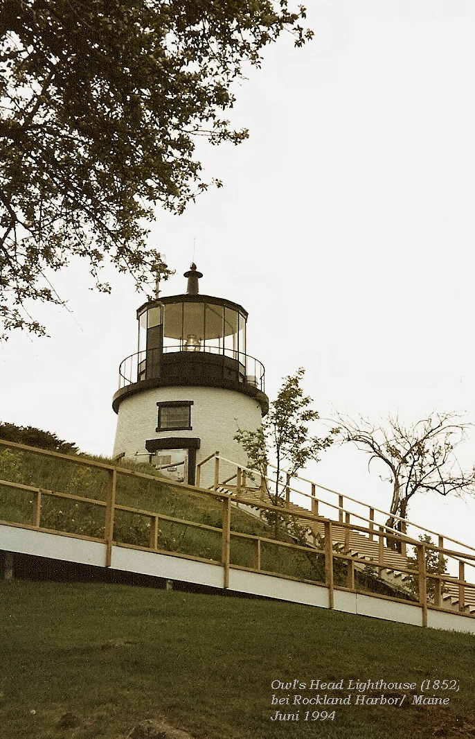 Owl's Head Lighthouse in Rockland Harbor / Maine 